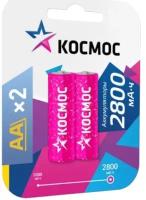 Набор аккумуляторов Космос Электро Космос AA (HR6) 2800 mAh, блистер 2 шт