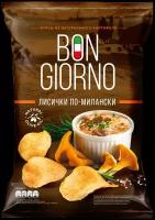 Чипсы BON GIORNO картофельные, грибы, 80 г