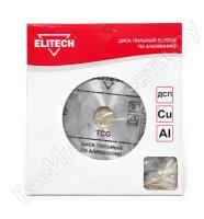 ELITECH 1820.116900 Диск пильный, далюминия, ф255х30 100зуб