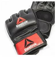 Перчатки для Mma Reebok Combat Leather Glove черные XL