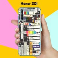 Силиконовый чехол на Honor 30I Кассеты / для Хонор 30 Ай