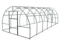 Каркас арочной теплицы для сада, металлический, 6 × 3 × 2 м, садовый, сбор без сварки, профиль 20 × 20 мм
