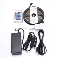 Cветодиодная LED лента Feron LS606, 60SMD(5050)/м 14,4Вт/м 5м IP20 12V RGB