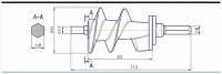 Шнек для мясорубки MOULINEX, Мулинекс HV8