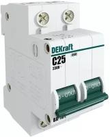 Автоматический выключатель DEKraft ВА-101 2P 40А тип C 4,5кА (Schneider Electric), арт. 11070DEK