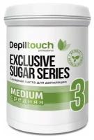 DEPILTOUCH PROFESSIONAL Exclusive sugar series Сахарная паста для депиляции Medium (Средняя 3), 1600 гр