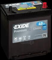 Аккумуляторная Батарея Premium [12V 40Ah 350A B1] EXIDE арт. EA406