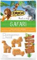 Печенье CRICH Biscuits with cereals, Safari мультизлаковое фигурное 250 г