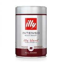 Кофе молотый illy Intenso темная обжарка, жестяная банка, 250 г