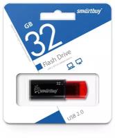 Флеш-накопитель USB 2.0 Smartbuy 32GB Click Black-Red (SB32GBCl-K)