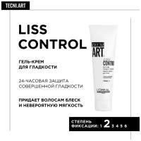 L'Oreal Professionnel, Гель-крем Tecni.Art Liss Control для контроля гладкости, 150 мл