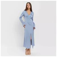 Платье женское шелковое Mist: Classic Collection р. 44, цвет голубой Mist 9449329