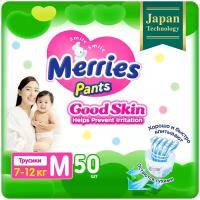 Merries подгузники-трусики Good Skin M, 7-12 кг