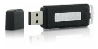 Флешка USB Мини Диктофон Очень Маленький с Голосовой Активацией / Самый маленький диктофон c USB Флешкой Накопитель