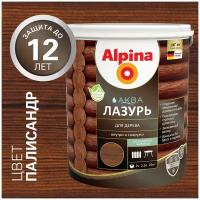 Защитная лазурь для дерева Alpina Аква, 2,5 л, палисандр