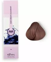 Kaaral AAA стойкая крем-краска для волос, 8.25 светлый перламутрово-розовый блондин, 100 мл