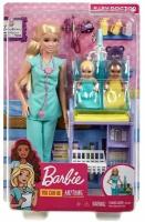 Набор игровой Barbie DHB63, GKH23 Кем быть, Детский доктор Блондинка