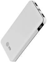 Аккумулятор внешний универсальный Cactus PowerBank CS-PBFSKT-10000 Li-Pol 10000mAh 2.1A+2.1A белый 2xUSB материал пластик