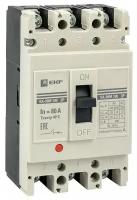 Mccb99-100-80m Автоматический выключатель EKF ВА-99М PROxima 3П 100/80А 35кА