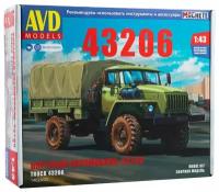 Сборная модель Грузового автомобиля УРАЛ-43206 (1:43) 1402AVD AVD Models