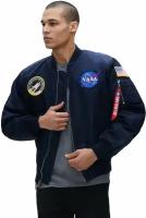 Бомбер Alpha Industries MA-1 NASA Rep. Blue - 3XL (56-58)