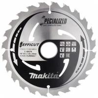 Makita Диск пильный 185 х 30 мм, 24 зуба, Makita EFFICUT, E-08676