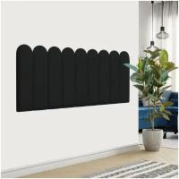 Стеновая панель Velour Black 15х60R см 4 шт