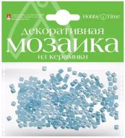 Мозаика декоративная из керамики 4Х4 ММ,200 ШТ, морская волна