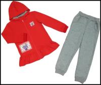 Спортивный костюм для девочки 128-134/Спортивный костюм детский/Комплект одежды/Комплект одежды для девочки/Комплект одежды детский