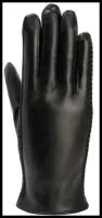 Перчатки ELEGANZZA, демисезон/зима, натуральная кожа, подкладка, размер 10, черный