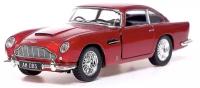 Машинка металлическая Kinsmart 1:38 Aston Martin DB5 KT5406D инерционная, двери открываются / Красный