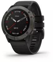 Спортивные часы Garmin FENIX 6X Sapphire, цвет черный