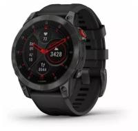 Умные часы Garmin Epix Gen 2 Sapphire DLC, титановые черные