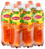 Чай Lipton Персик 1л X6