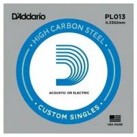 D'ADDARIO PL013 одиночная струна для акустической и электрогитары