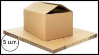 Картонная коробка Т-24, 38х38х26 см, 5 шт, для переезда и хранения