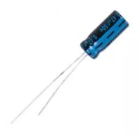 Конденсатор (capacitor) электролитический 220x10 (5x11) TK Jamicon 105C