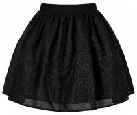 Черная нарядная юбка для девочки