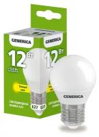 Лампа светодиодная Generica G45-12-E27, E27, G45