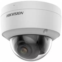 Уличная купольная IP-камера Hikvision 2Мп с технологией AcuSense1/2.8
