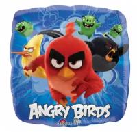 Шар-квадрат, фольгированный Энгри Бердс Angry Birds, 43 см