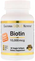 Biotin 10 000 mcg, 90 капсул