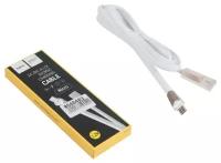 Кабель USB HOCO x4 Zinc для Micro USB, 2.4 A, длина 1.2 м, белый