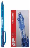 Ручка шариковая автоматическая с маслянными чернилами STABILO Liner, синяя (10шт)