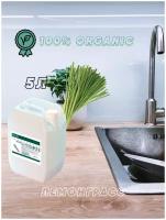 Средство для мытья посуды Ecvols Organic Лемонграсс 5 л, антибактериальное, гипоаллергенное, биоразлагаемое, эко, моющее