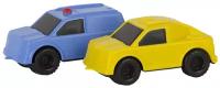 Машинка СТРОМ Автомини (У860), 12.2 см, синий/желтый