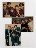 Постеры интерьерные One Direction 2 Набор Плакатов 3 шт