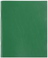 Тетрадь Staff бумвинил, А5, 48 листов, скоба, офсет №2 Эконом, клетка, с полями, зеленый (403412)