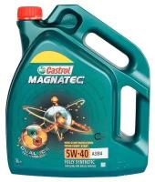 Моторное масло CASTROL MAGNATEC 5W-40 A3/B4 синтетическое, 5 Л