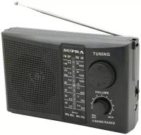 Supra Радиоприемник портативный Supra ST-10 черный